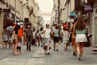 bordeaux ville pietonne france