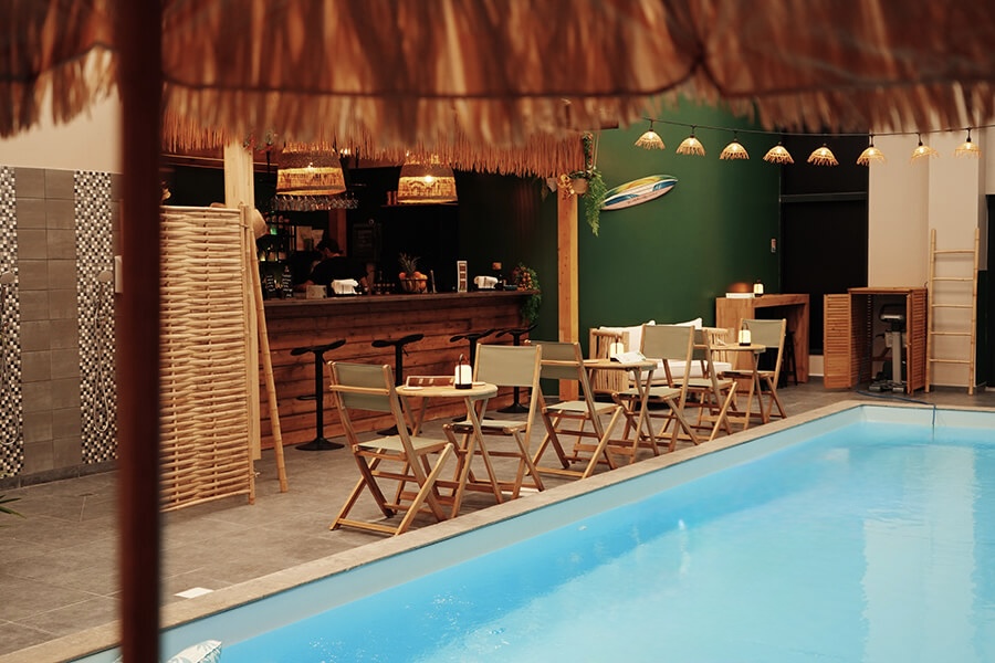 piscine chauffée Ofeeling