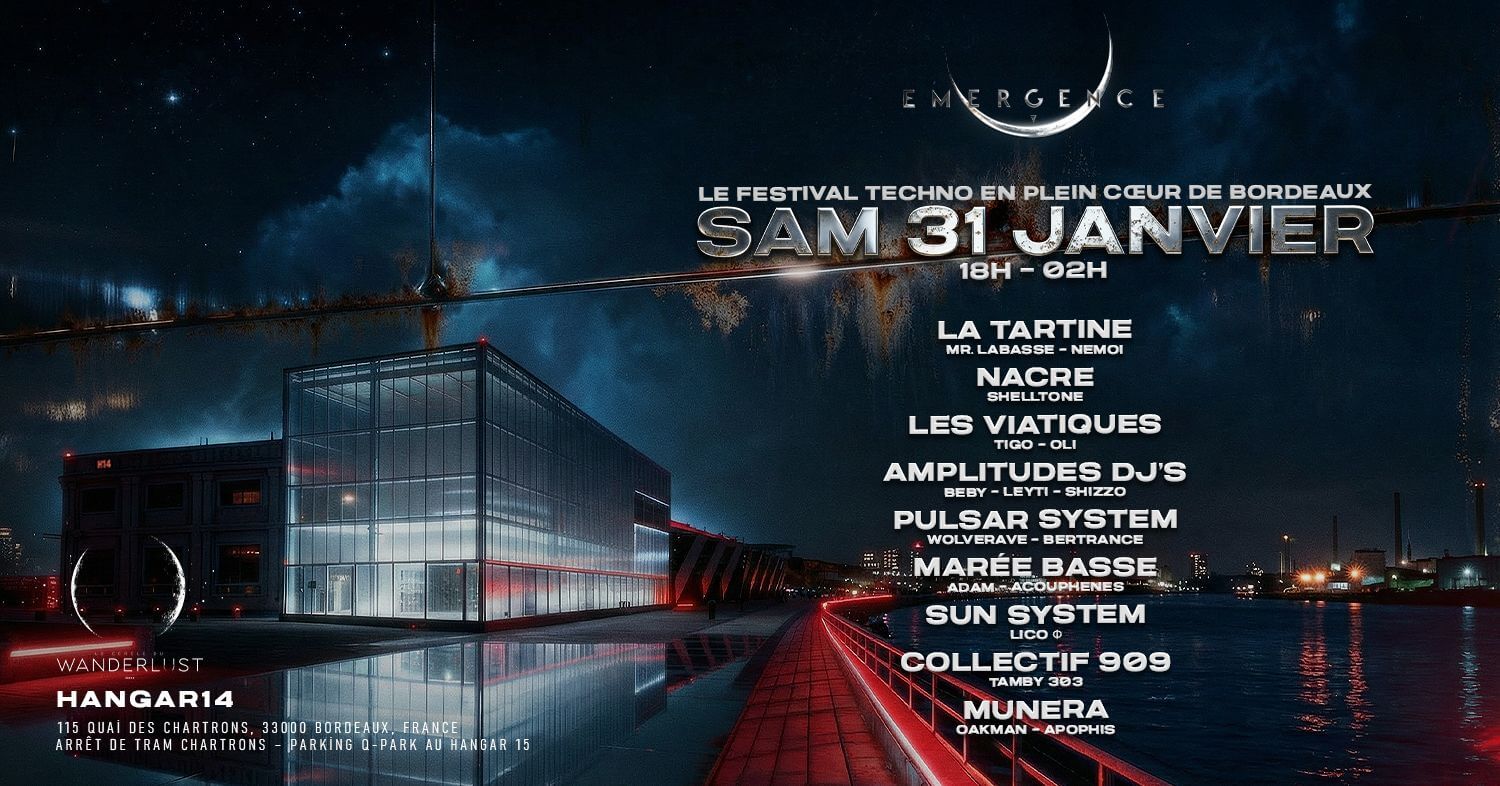 festival electro bordeaux 31 janvier 2026