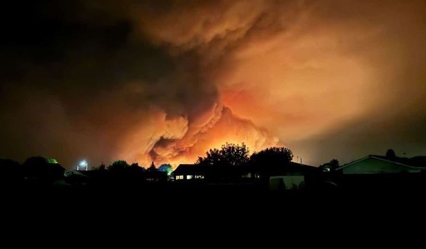 INCENDIE A SAUMOS GIRONDE ICENDIE PROCEDURES D'EVACUATION INCENDIES