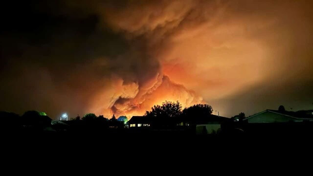 INCENDIE A SAUMOS GIRONDE ICENDIE PROCEDURES D'EVACUATION INCENDIES