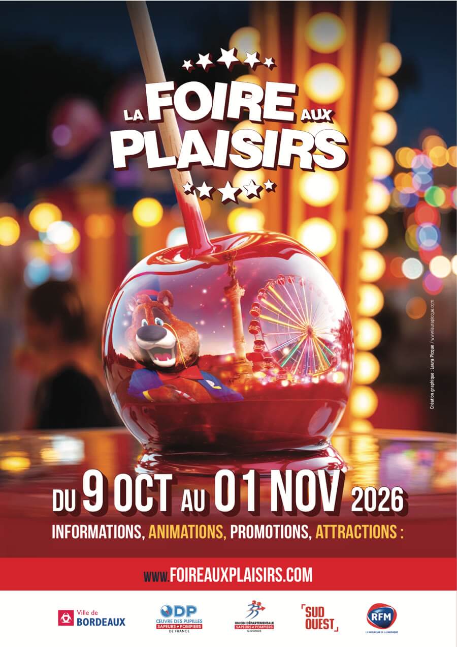 Affiche de la Foire aux Plaisirs du 9 octobre au 1er novembre 2026