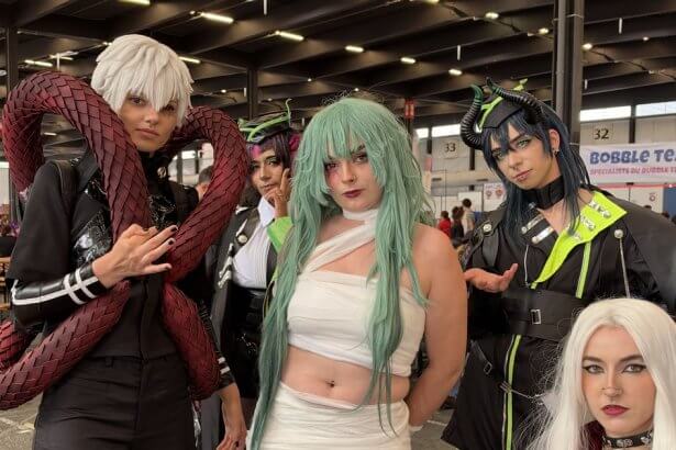 Cosplayeurs Tokyo Ghoul à Animasia 2026 au Parc des Expositions de Bordeaux